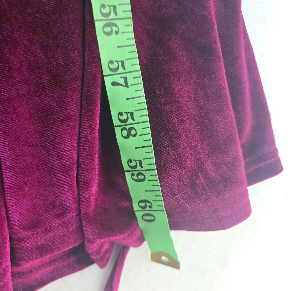 Baltic Born Deep Red Velvet Maxi Dress - Picture 12 of 13